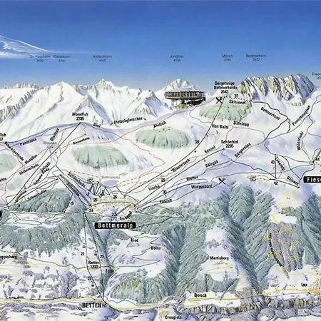 Banulara Platz Fuer 14 Personen Auf Drei Etagen Bellwald